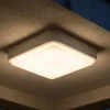 Top light irvine plafoniera quadrata per esterno moderna bianca