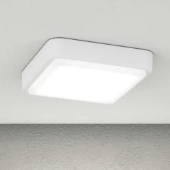 Top light irvine plafoniera quadrata per esterno moderna bianca