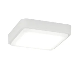 Top light irvine plafoniera quadrata per esterno moderna bianca