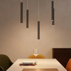 Top light lampadario con decentramento marrone per soggiorno