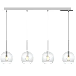 Top light lampadario per cucina vetri trasparenti