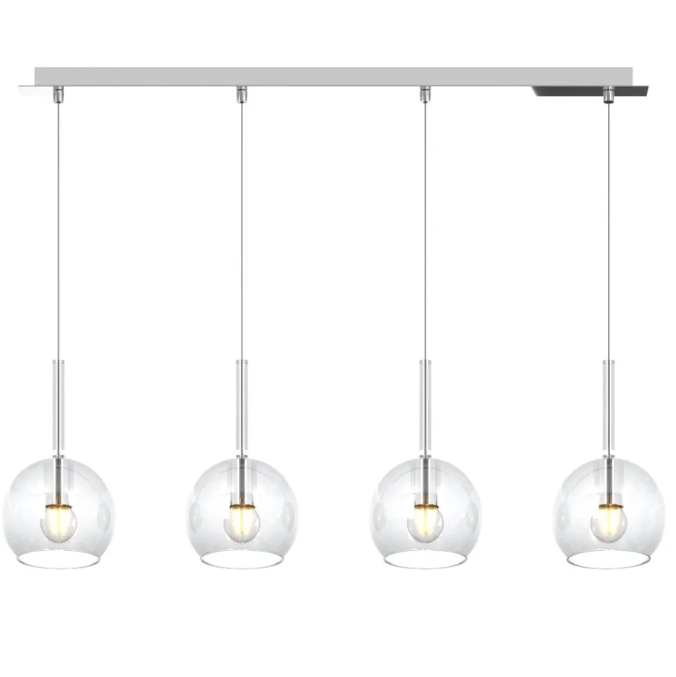 Top light lampadario per cucina vetri trasparenti