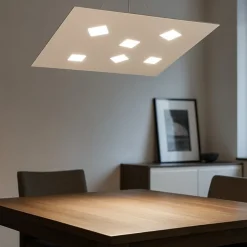 Top light note lampadario led bianco moderno per soggiorno