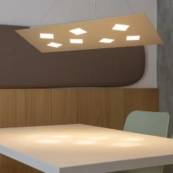 Top light note lampadario led sabbia design moderno