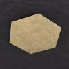 Toplight placca esagonale metallo foglia oro per plafoniera hexagon
