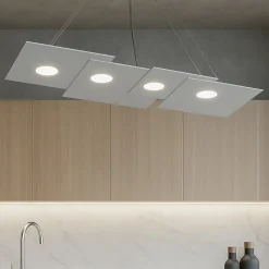 Toplight plate lampadario per cucina grigio design