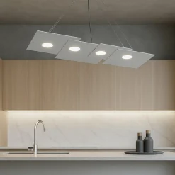 Toplight plate lampadario per cucina grigio design
