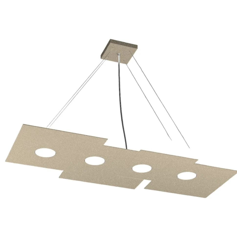 Toplight plate lampadario sabbia per cucina moderna