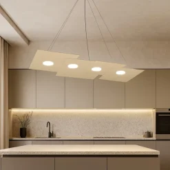 Toplight plate lampadario sabbia per cucina moderna