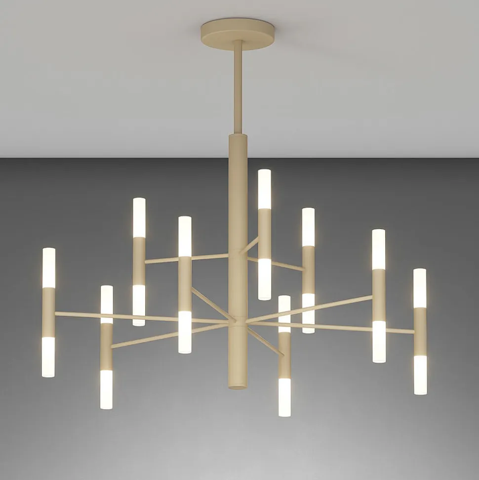 Top light space sabbia lampadario moderno 9 bracci per soggiorno