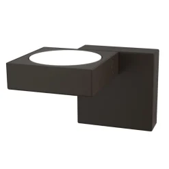 Toplight up applique lampada da parete marrone moderna