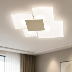Toplight upgrade sabbia plafoniera moderna vetro bianco