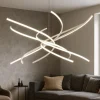 Tornado toplight lampadario moderno bianco led 88w 4000k