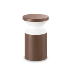 Torre pt1 h22 ideal lux lampione basso marrone ip65 e27