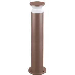 Torre pt1 h80 ideal lux lampione da giardino ip65 marrone