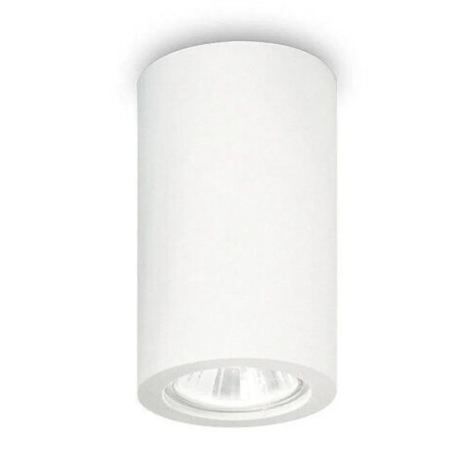 Tower pl1 round ideal lux faretto bianco cilindro