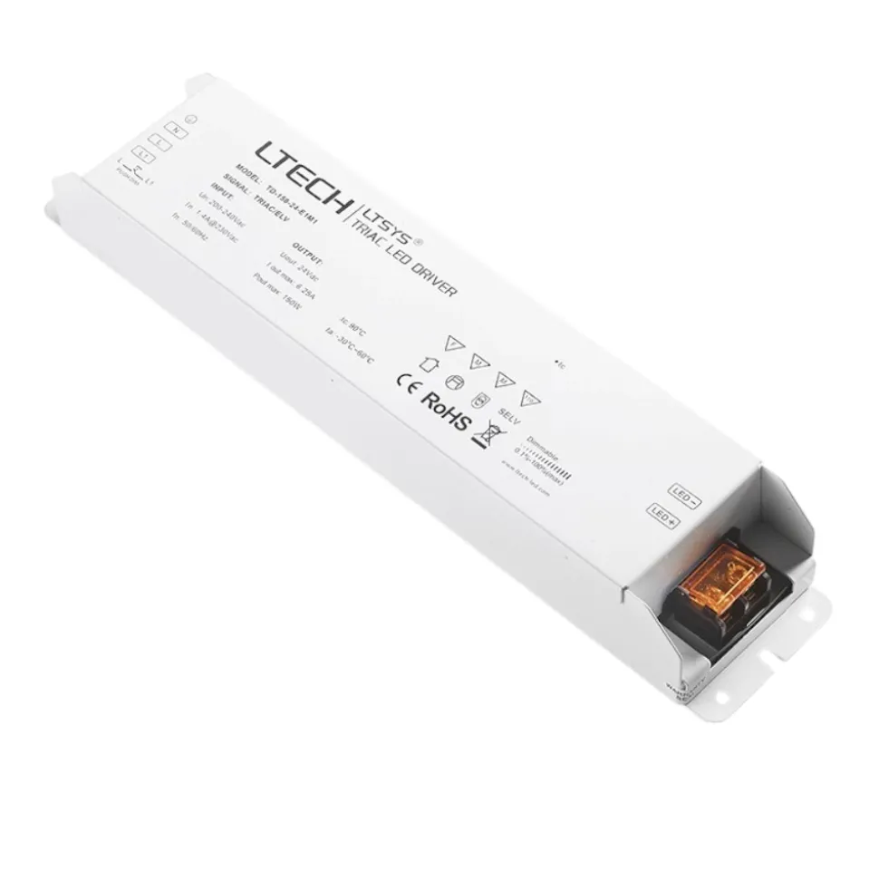 Trasformatore dimmerabile 150w 24vdc 220-240vac 6,25 a gea luce