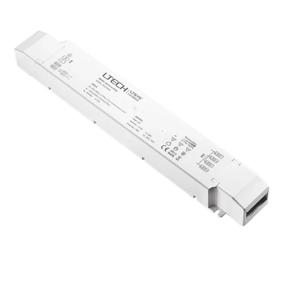 Trasformatore dimmerabile 75w 24vdc dali push 220-240vac 3,12 a gea luce