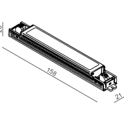 Trasformatore dimmerabile 120w linea light dali-1-10v-psh