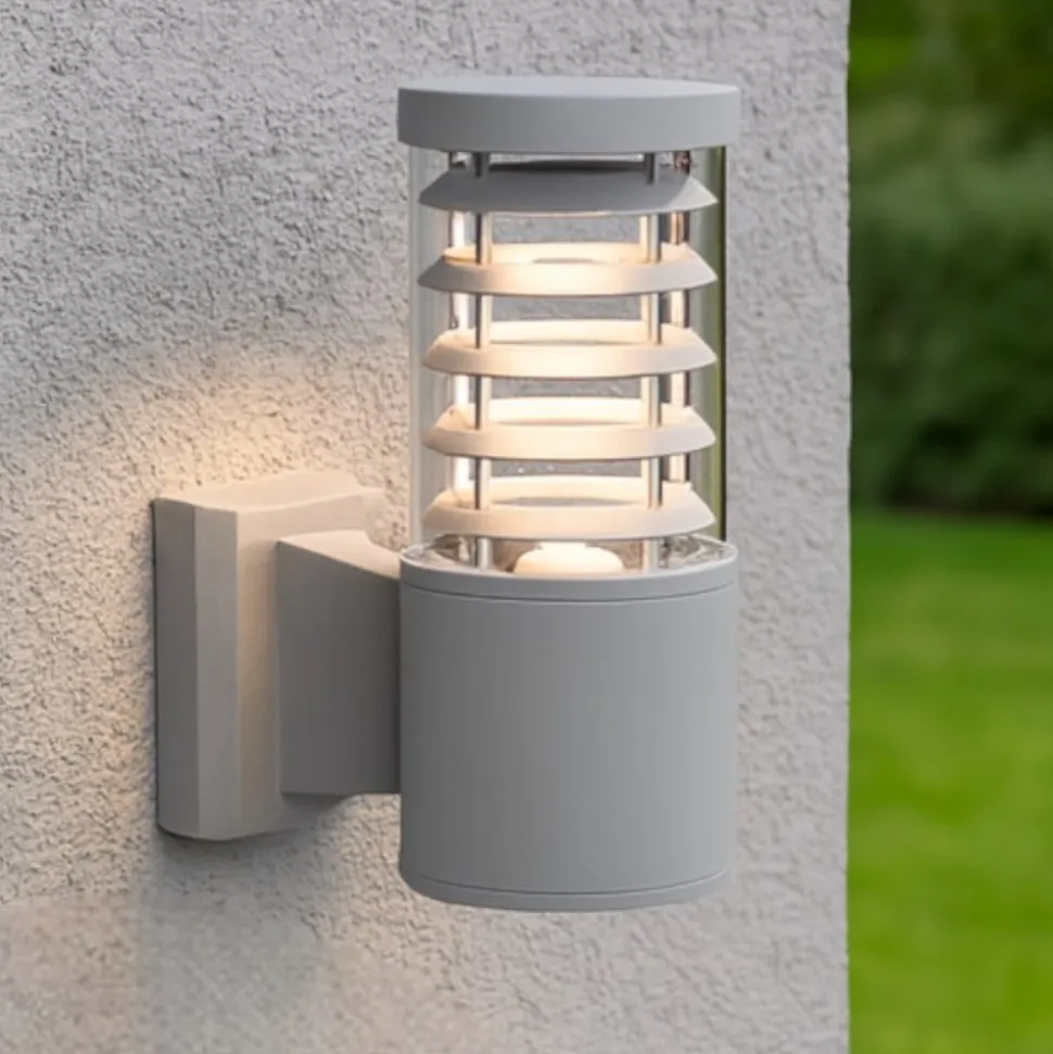 Tronco ap1 applique per esterno grigio ip44 ideal lux