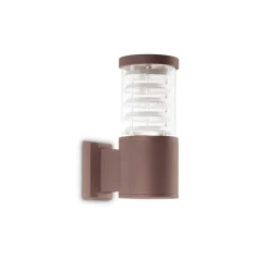 Tronco ap1 ideal lux applique da esterno marrone ip44 e27