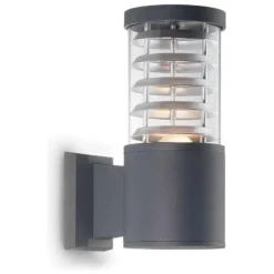 Tronco ap1 ideal lux applique da esterno antracite vetro pirex ip44