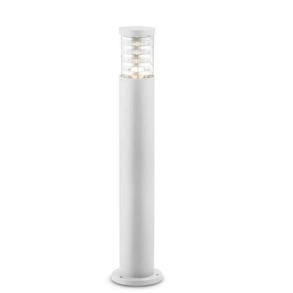 Tronco pt1 h80 bianco ideal lux lampione da giardino