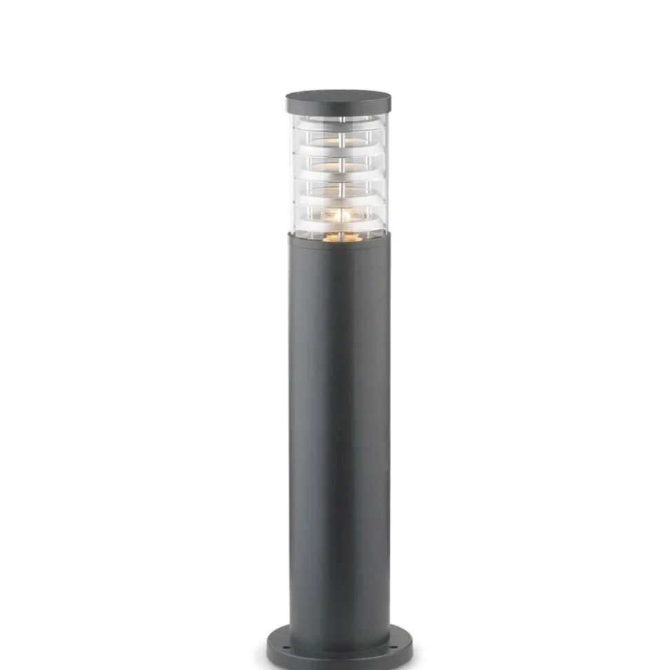 Tronco pt1 h60 ideal lux paletto nero tubolare 6 da giardino ip65