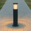 Tronco pt1 h60 lampioncino antracite da giardino ip65 per esterni
