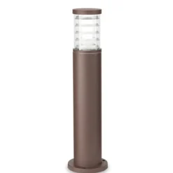 Tronco pt1 h60 lampione marrone da giardino ip65 ideal lux