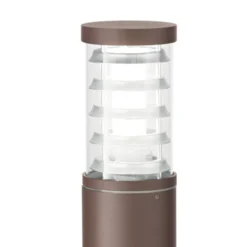 Tronco pt1 h60 lampione marrone da giardino ip65 ideal lux