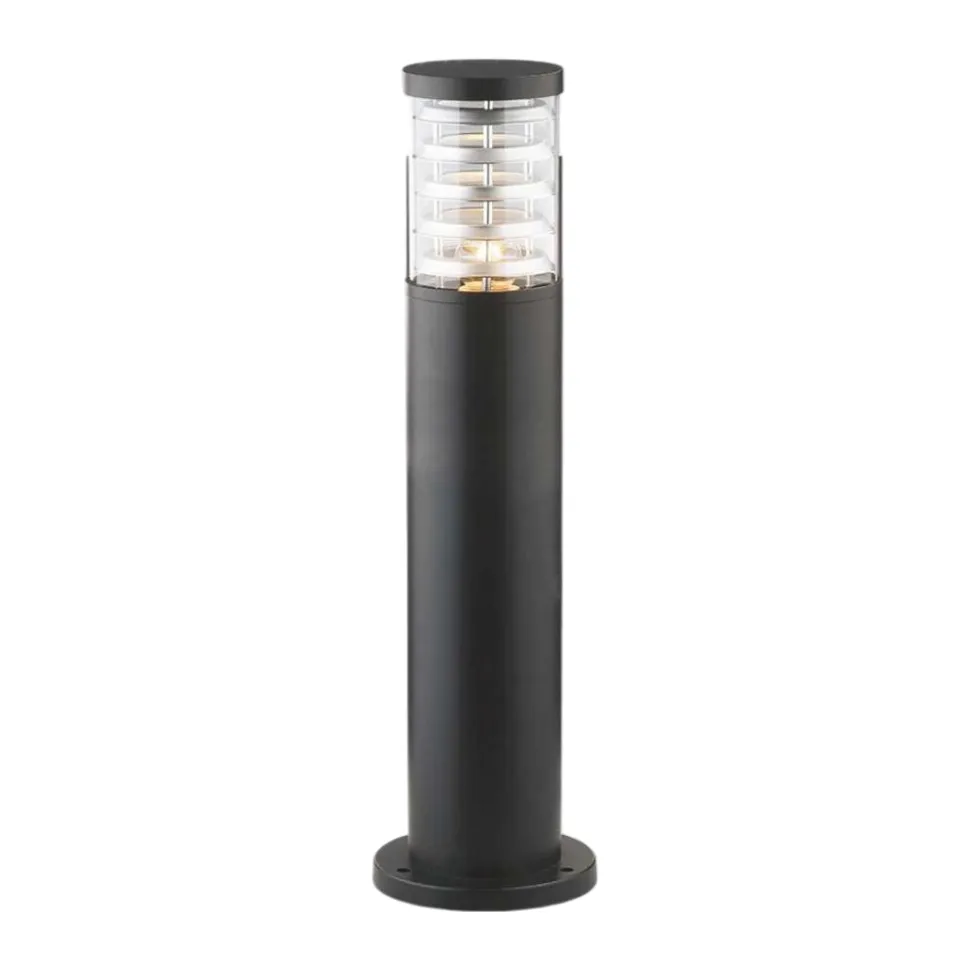 Tronco pt1 h40 nero ideal lux lampioncino da giardino ip65 per esterno