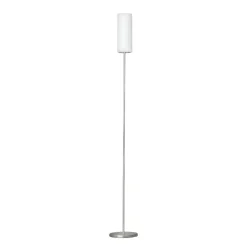 Troy 3 eglo piantana in vetro bianco moderna