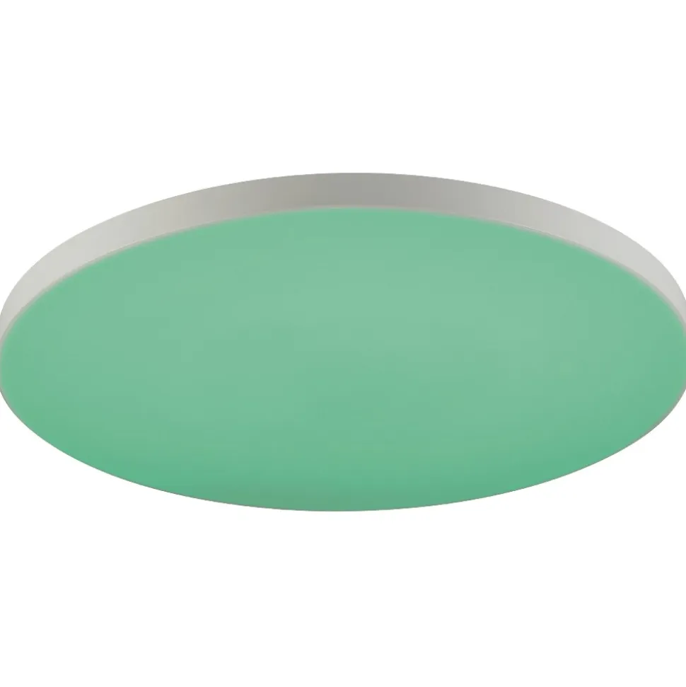 Turcona z eglo plafoniera moderna tonda led rgb da 2700k a 6500k controllo remoto app