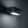 Twin ap1 ideal lux applique da esterno ip44 grigio antracite rettangolare