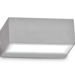 Twin ap1 ideal lux applique da esterno g9 grigio ip44