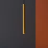 Ultrathin sp d040 round ideal lux lampada a sospensione oro led