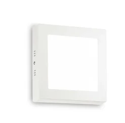 Universal pl d17 square plafoniera da cucina 4000k quadrata bianca