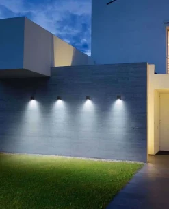 Up ap1 ideal lux applique cubo da esterno antracite