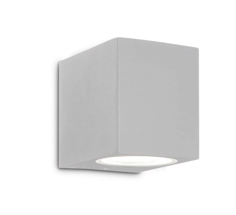 Up ap1 ideal lux applique da esterno cubo grigio ip44