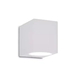 Up ap1 ideal lux applique cubo da esterno ip44 bianco monoemissione