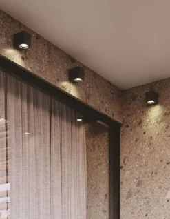 Up ap1 ideal lux applique cubo da esterno ip44 bianco monoemissione