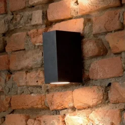Up ap2 ideal lux applique da esterno squadrato nero