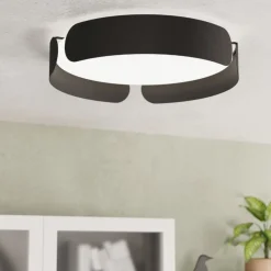 Valcasotto eglo plafoniera da cucina moderna rotonda led 24w 3000k