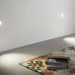 Valzer segnapasso di gesso ovale da incasso led 1w 3000k 220-230v ondaluce