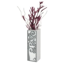 Vaso moderno albero della vita grigio bongelli preziosi