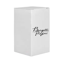 Vaso orizzontale nero argento design moderno bongelli preziosi