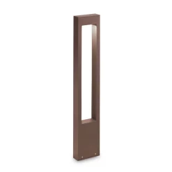 Vega ideal lux paletto lampione da giardino ip44 marrone