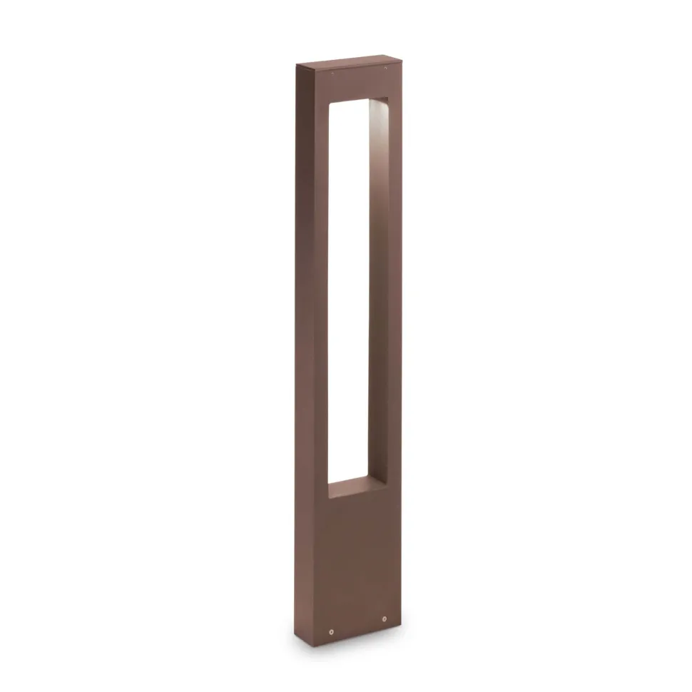 Vega ideal lux paletto lampione da giardino ip44 marrone