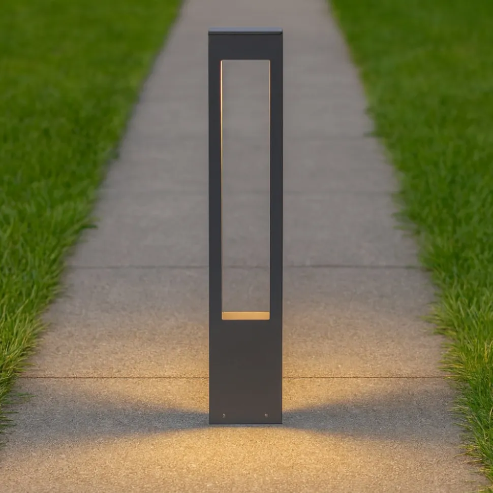 Vega pt1 ideal lux lampione da esterno giardino antracite